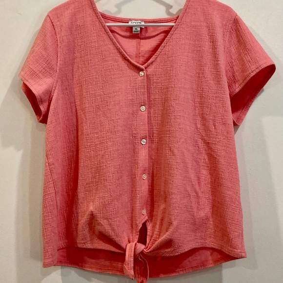 J Crew Coral Colored Shrug 